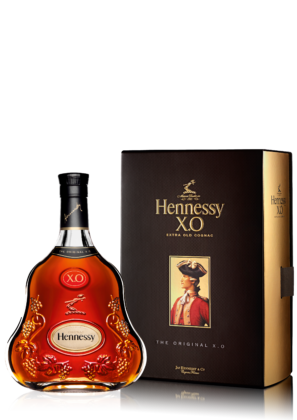 Hennessy XO 0,7l w zestawie szklanki Baccarat