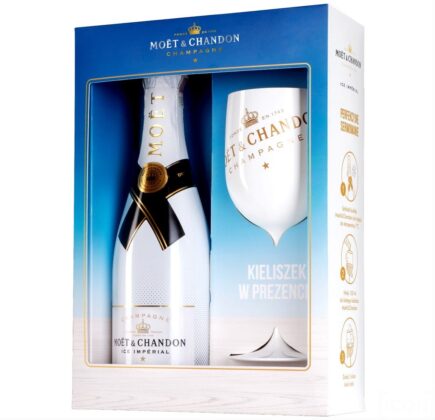 Zestaw Moet & Chandon Ice 0,75l + kieliszek